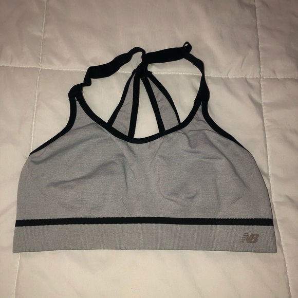 New Balance Other - New Balance Pale Blue and Black Sports Bra